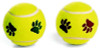 Ethical Pet Mint Flavor Pawprint Tennisball, 2 Pack