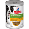 Hill's Science Diet Adult 7+ Youthful Vitality Chicken & Vegetables Stew Canned Dog Food, 12.5 Oz.