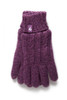 Heat Holders® Cable Knit Thermal Lined Gloves Purple