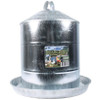 Farm Tuff Double Wall Cone Top Galvanized Poultry Fountain 5 Gallon