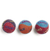 Ethical Pet Spot Colored Burlap Balls Cat Toys 3 Count Pack