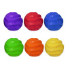 Multipet Assorted 4" Tpr Spiral Round Balls