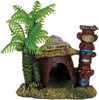 Blue Ribbon Exotic Environments Betta Hut With Palm Tree Ornament