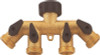 Landscapers Select Brass 4-Way Faucet Manifold