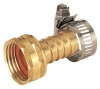 Landscapers Select Brass Garden Hose Coupling With Clamps