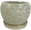Southern Patio Elora Planter, Pearl