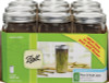 Ball Wide Mouth Pint & Half Mason Jars, 9 Pack