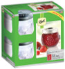 Ball Collection Elite Design Series Regular Mouth 8 oz. Jam Jars, 4 Pack