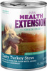 Health Extension Grain-Free Tasty Turkey Stew Canned Dog Food, 13.2 Oz.
