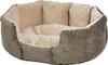 Midwest Quiet Time Deluxe Tulip Pet Bed, Medium, Gray