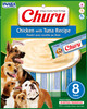 Inaba Churu Chicken With Tuna Wet Dog Treats, 8 Pack