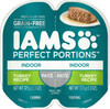 Iams Perfect Portions Indoor Grain-Free Pate Turkey Recipe Cat Food Trays, 2.6 Oz.