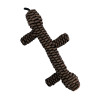 Tall Tails Brown Braided Stick Dog Toy, 9"