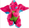 Godog Dragons Dog Toy, Small, Pink