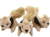 Outward Hound Squeakin' Squirrels Replacements For Hide A Squirrel Dog Toy, 3 Pack