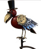 Esschert Design Metal Mechanical Bird Rocker W/Top Hat