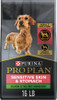 Purina Pro Plan Small Breed Adult Sensitive Skin & Stomach Formula Dry Dog Food, 16 Lb. Bag