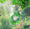 Evergreen Glass Circle Bird Feeder, Assorted Colors