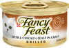 Fancy Feast Grilled Liver & Chicken Feast In Gravy Canned Cat Food, 3oz.
