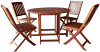 Seasonal Trends Kona Folding Dining Set, 5 Pc.