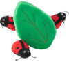 Zippy Paws Burrow Ladybugs in Leaf Plush Dog Toy