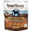 SmartBones Wings Triple Flavor CH/PB/BF Dog  Chews 10 CT