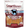 SmartBones Ribs Triple Flavor CH/BF/PRK Dog Chews 10 CT