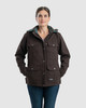 Berne Women's Softstone Duck  Barn Coat Dark Brown