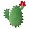 Snugarooz Cactus with Christmas Lights Plush Dog Toy