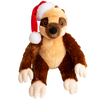 Snugarooz Sasha Claus the Sloth Plush Dog Toy 11"