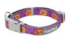 FuzzYard Jack Jack Jackie Lantern Purple Dog Collar