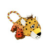 KONG Cozie Tuggz Cheetah Plush Dog Toy