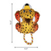 KONG Cozie Tuggz Cheetah Plush Dog Toy