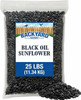 25 pound bag of Backyard Seeds Black Oil Sunflower