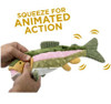 Tall Tails Rainbow Trout with Twitchy Tail Dog Toy, 14in.