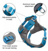 Kurgo® Journey Air Dog Harness, Red/Gray