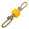 Snugarooz Tug N' Cube Dog Toy, Assorted Colors, 18in