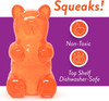 SpunkyPup Spunky Bear Squeaky Toy, Assorted Colors