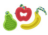 Multipet Minipet Rubber Fruit  TPR Dog Toy, 5in.