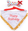 ZippyPaws Birthday Bandana & Bone Dog Toy Set – One Size Fits Most