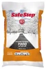 A bag of Safe Step Calcium Chloride 7300 extreme temperature ice melter, isolated against a white background.