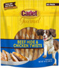 Cadet Gourmet Rawhide Twist Dog Treats, 50 Pack Cadet Gourmet Rawhide Twist Dog Treats, 50 Pack