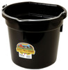 Duraflex Plastic Flat Back Bucket, 20 qt.