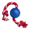 KONG Limited Edition Old Glory Ball with Rope Dog Toy, Small