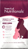 A 26-pound bag of Fromm Family Nutritionals Sensitive Skin & Stomach Salmon & Whole Oats Recipe complete dog food. The package features a maroon top border, a white background with a large maroon dog silhouette next to a smaller pink dog silhouette, and text in English and French.
