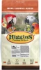 A 25 lb bag of Higgins Vita Seed Finch Natural Blend bird food featuring colorful bird illustrations and product details.