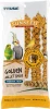 Retail packaging pouch for Sunseed Golden Millet Spray bird treats featuring graphics of pet birds and natural millet stalks, isolated against a white background.
