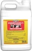A 2.5-gallon jug of Durvet Synergized Permethrin 1% Pour-On Insecticide with a yellow and red label, isolated against a white background.