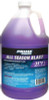 A studio product photo displaying a 1-gallon plastic jug of Prime Guard All Season Blast windshield washer fluid filled with purple liquid, centered against a solid white background.