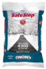 A bag of Safe Step Dual Blend 4300 ice melter enhanced with magnesium chloride, isolated against a white background.